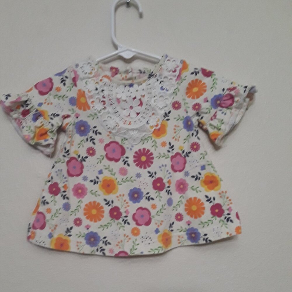 Good Lad Floral Kids Top - Multicolor